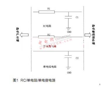 RC電路或者單電阻、單電容電路