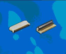 0.2毫米間距，0.9毫米高度FPC 零插入力連接器
