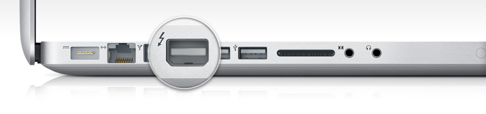 Thunderbolt現(xiàn)配備于全新 MacBook Air、MacBook Pro、iMac 和 Mac mini 之上