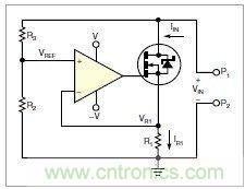 圖1：MOSFET的電阻變化，功能上像是一只可變電阻