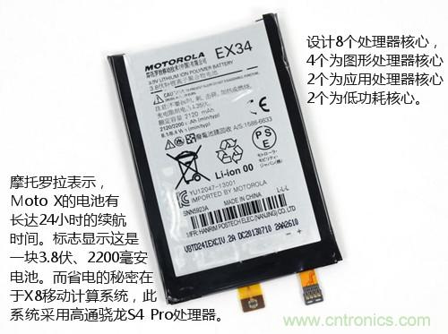 揭秘八核X8 SoC真面目，智能手機(jī)Moto X詳細(xì)拆解！