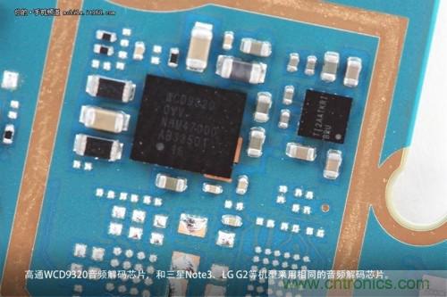 WCD9320音頻解碼芯片，和Note 3以及G2上采用的一模一樣