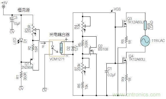 圖1：基于有源器件的線性區(qū)域進(jìn)行功率控制。