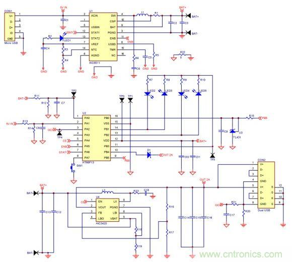 移動(dòng)電源電路的三種設(shè)計(jì)方案，哪個(gè)技高一籌？