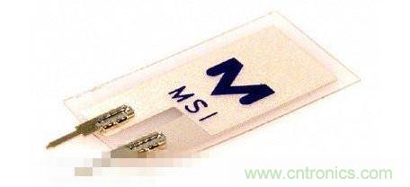 Measurement Specialties 的 MSP1006 壓電晶體。