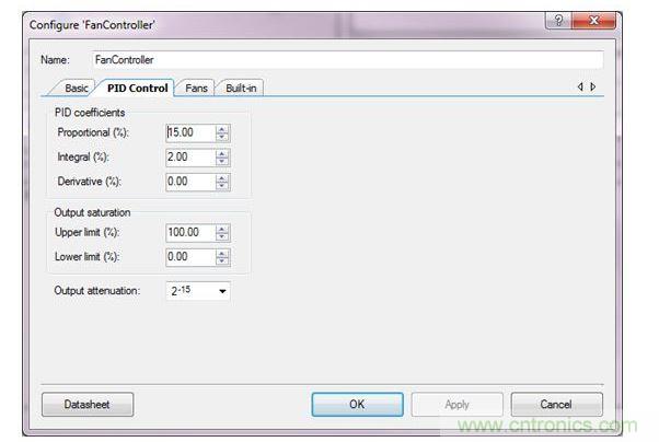 用于PSoC 3、PSoC 4與PSoC 5設(shè)計(jì)的PSoC Creator風(fēng)扇控制器設(shè)計(jì)向?qū)? width=