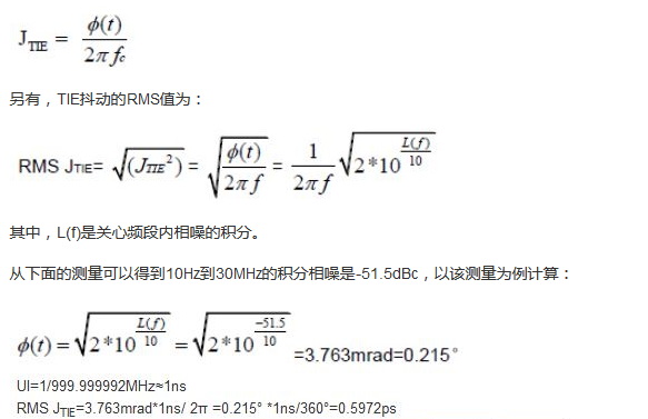 探討時(shí)鐘抖動和相位噪聲的測量方法