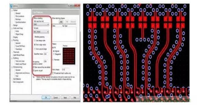 PCB 設(shè)計(jì)工具如果能夠控制共面波導(dǎo)和波導(dǎo)過孔的創(chuàng)建，將有助于顯著減少設(shè)計(jì)錯(cuò)誤和縮短設(shè)計(jì)時(shí)間。