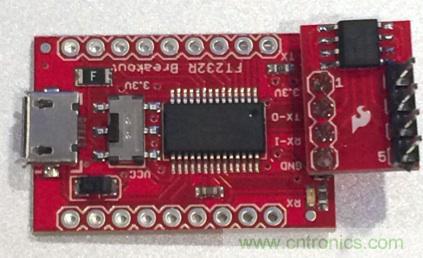  圖4：裝配好的隔離型USB-to-UART轉(zhuǎn)換器。