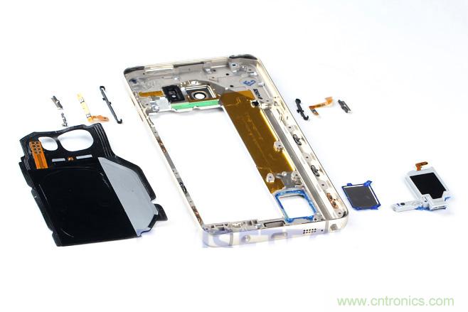 Galaxy Note5拆解，與S系列差距日漸模糊
