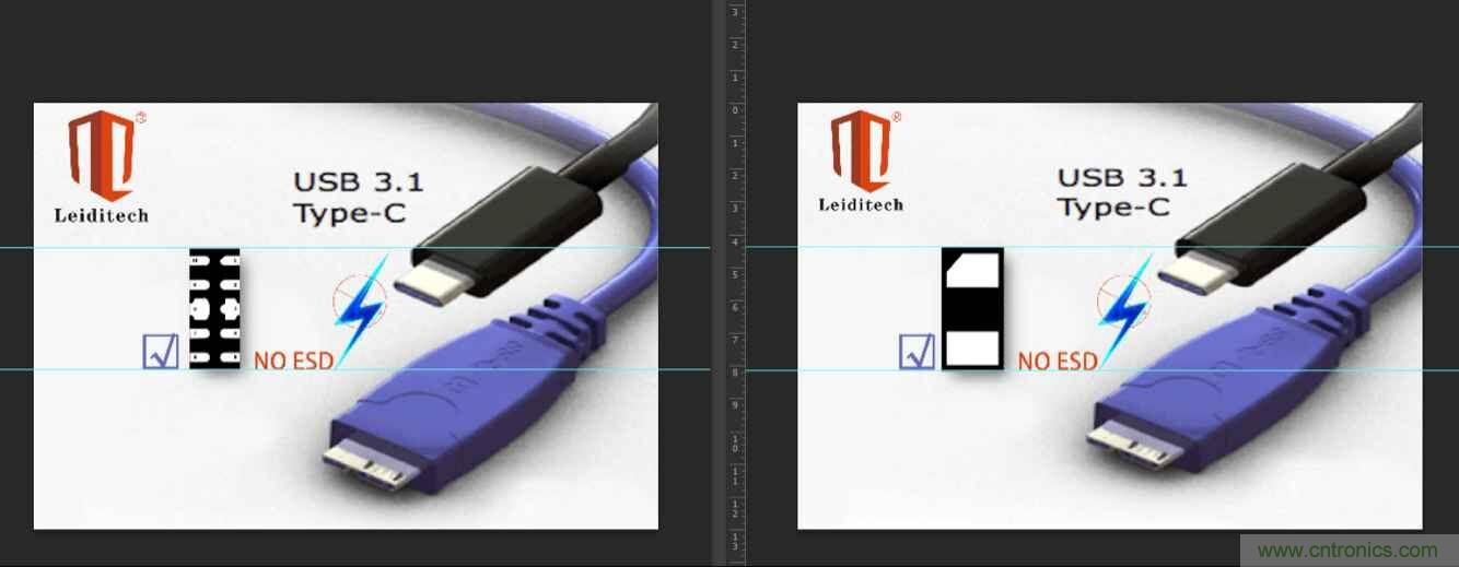 Leiditech推出超低電容ESD，用來(lái)保護(hù)USB Type-C