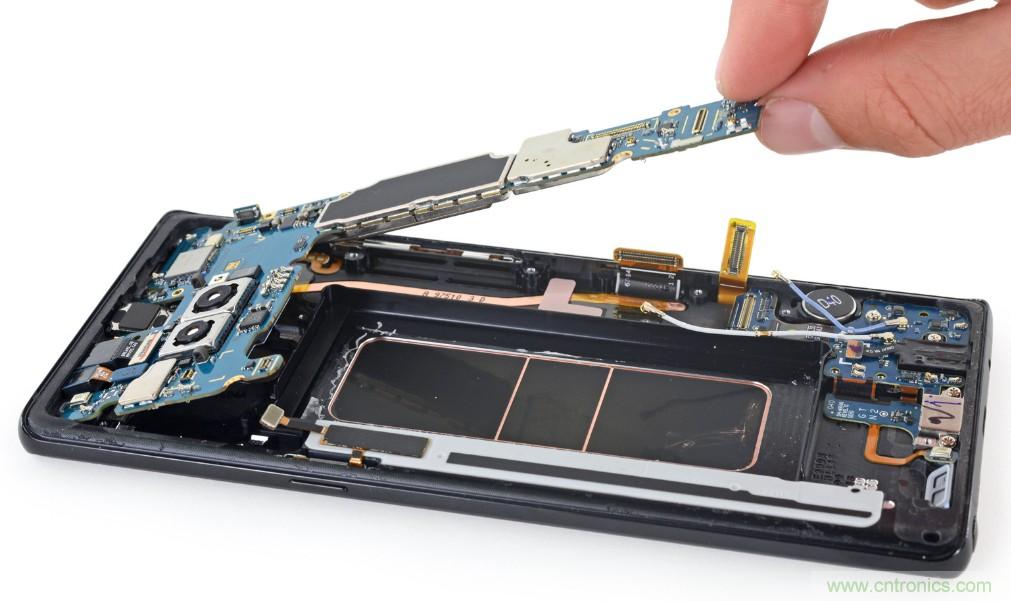 三星Note 8拆解，模塊化+分離式設(shè)計(jì)成趨勢？