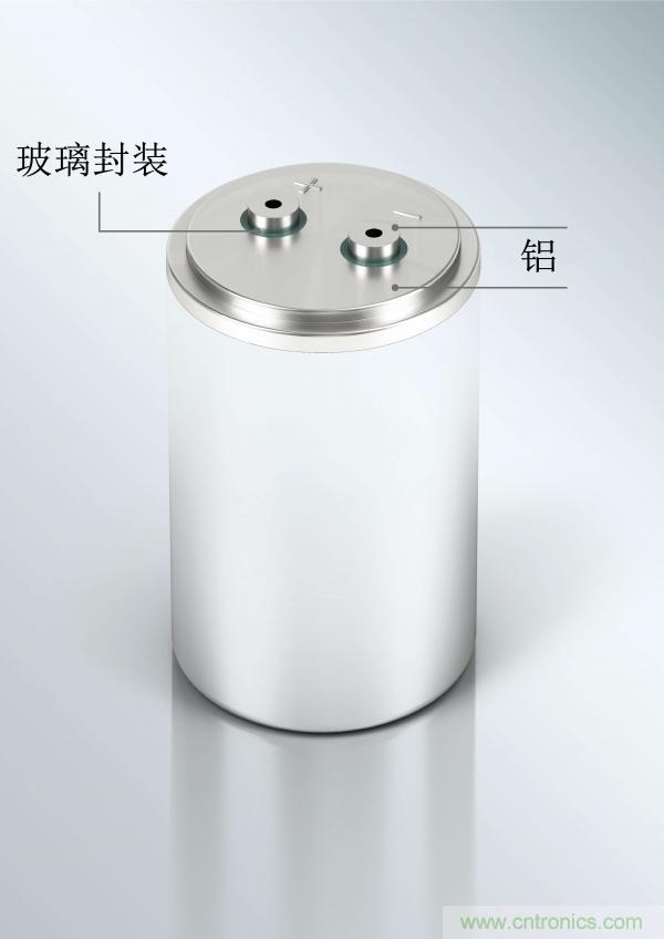 世界首創(chuàng)玻璃鋁密封端子，可大幅提升電容性能