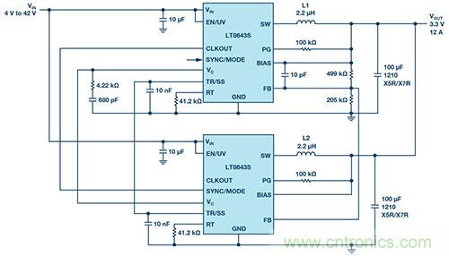 42 V、6 A（峰值7 A）、超低EMI輻射、高效率降壓型穩(wěn)壓器