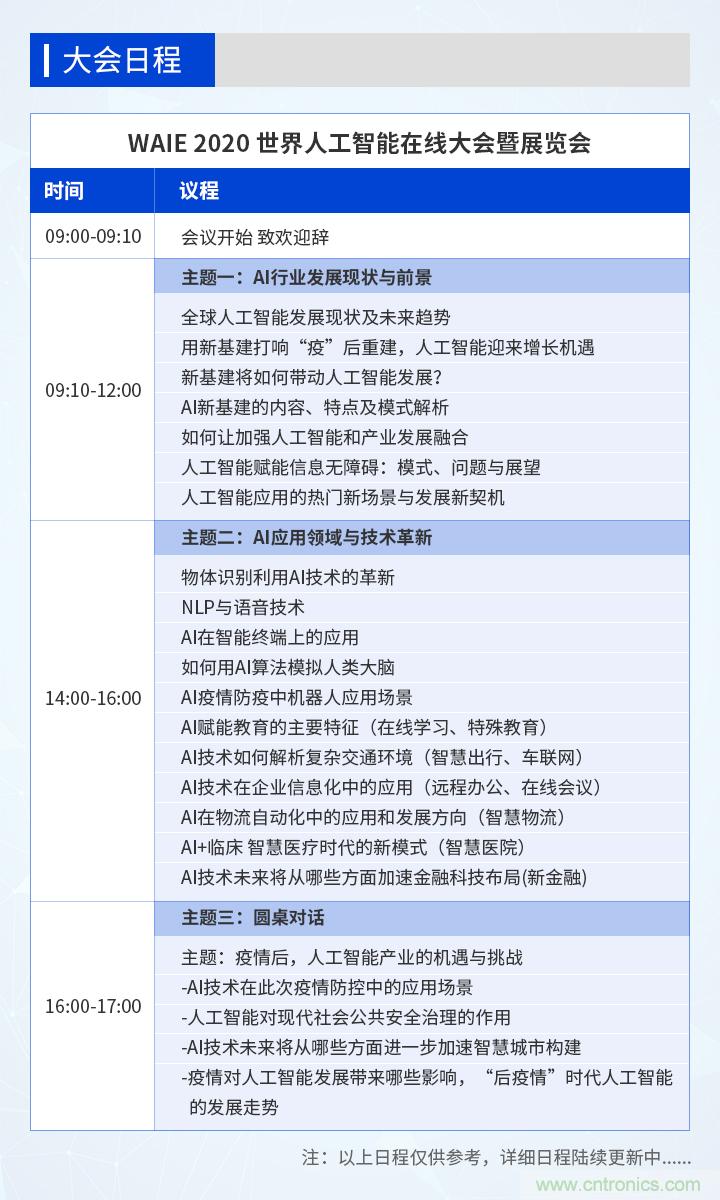 燃AI引擎，WAIE 2020世界人工智能大會震撼來襲！
