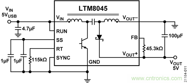USB供電、915MHz ISM無(wú)線電頻段、具有過(guò)溫管理功能的1W功率放大器