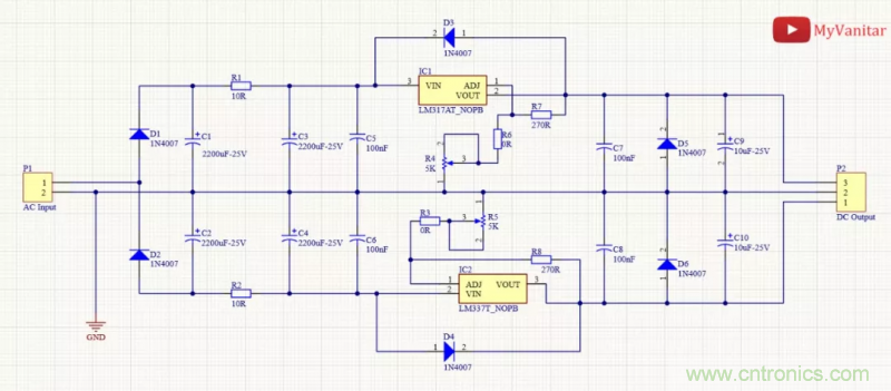 怎樣構(gòu)建可調(diào)線性AC-DC電源供用戶自由調(diào)節(jié)？