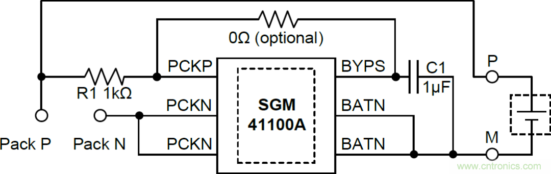 小封裝、微功耗小微電池保護(hù)器SGM41100A