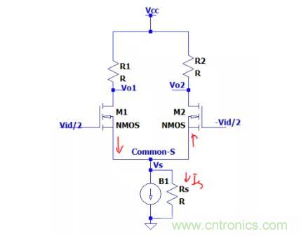 關(guān)于差分輸入電路和共模信號(hào)，差模信號(hào)關(guān)系的理解