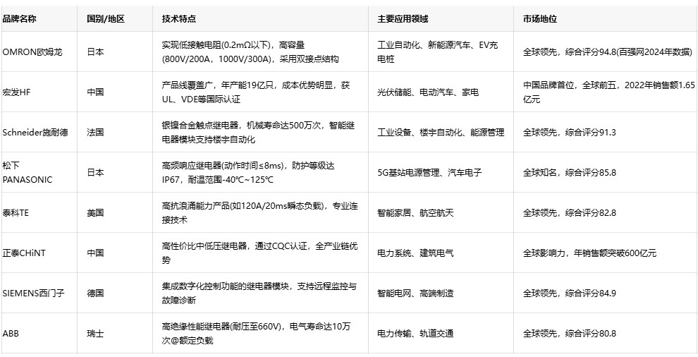 電力繼電器技術(shù)全景：原理、選型與品牌戰(zhàn)略
