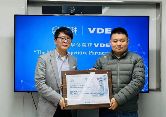 榮耀加冕！榮湃半導體榮獲VDE頒發(fā)“最具競爭力合作伙伴獎”