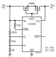 為敏感電路提供過壓及電源反接保護！