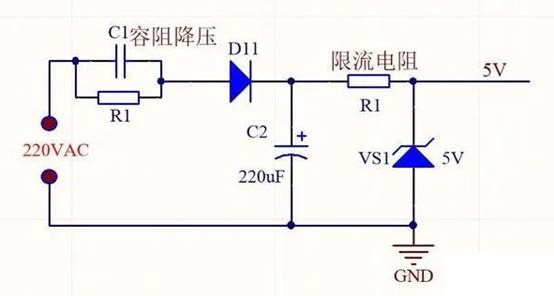 220V直接串聯(lián)電阻降壓5V能給手機(jī)充電嗎？