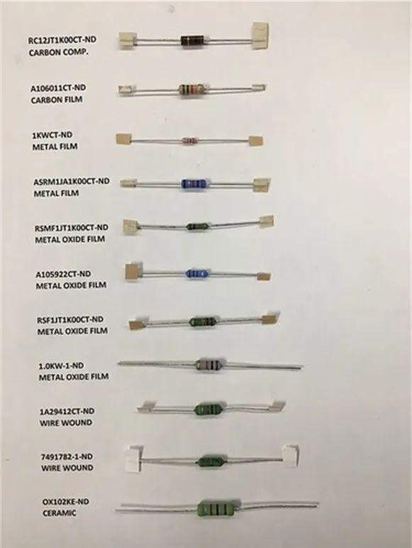 對照一下，你了解幾種電阻？