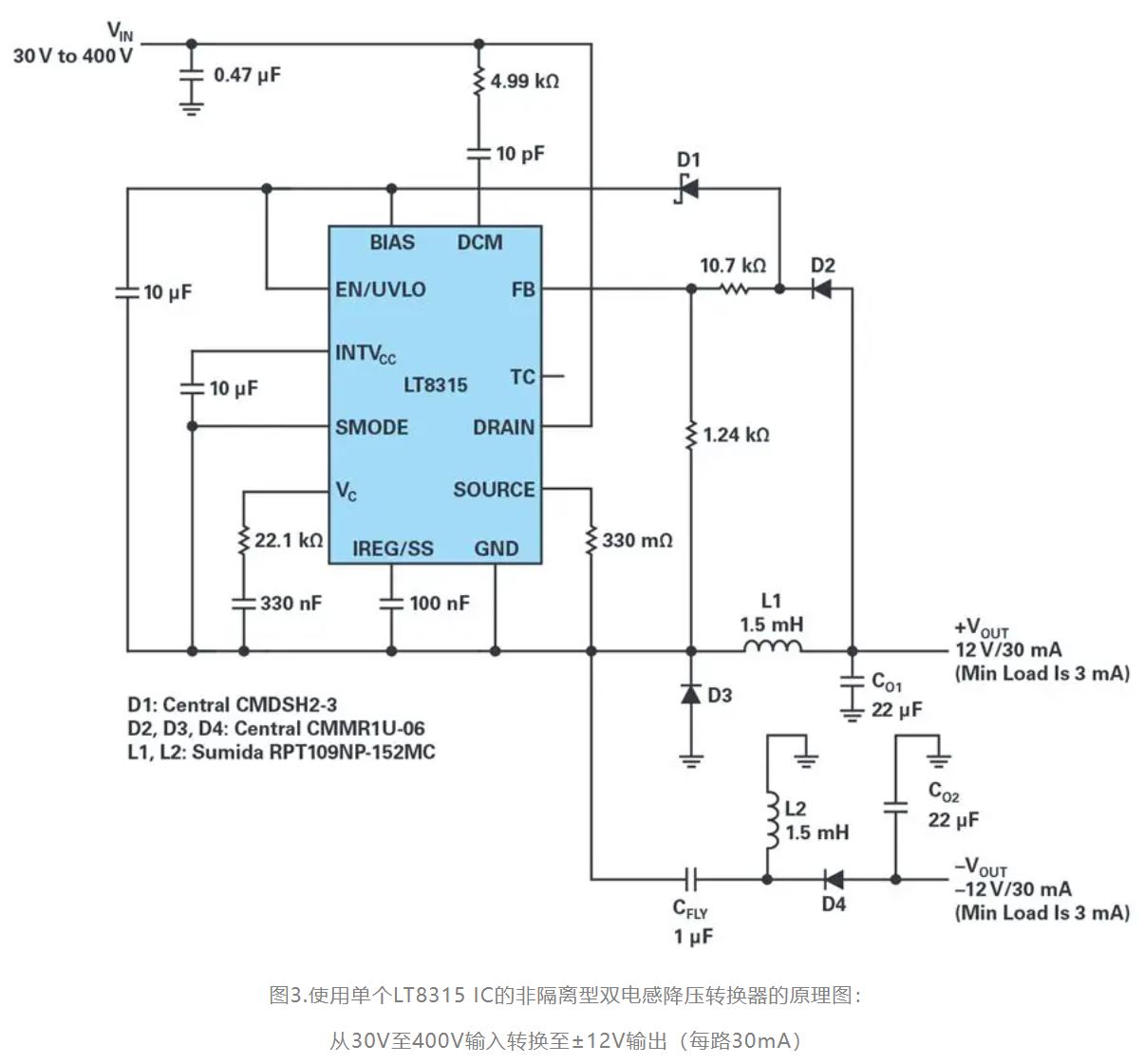 單個IC也能構(gòu)建緊湊、高效的雙極性穩(wěn)壓器